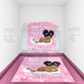 Dream Baby Pink Floor Decal